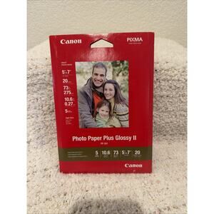 Canon Inkjet Glossy 5 X 7 Photo Paper Plus. 20 Sheet Pack Brand New